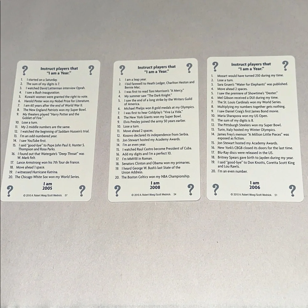 UNIVERSITY GAMES 20 Questions Board Game - Complete - NWOT